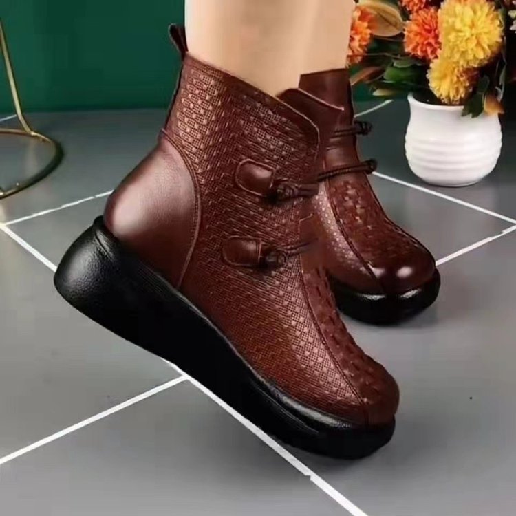 🔥Ostatnia promocja - 50% zniżki na damskie aksamitne botki retro