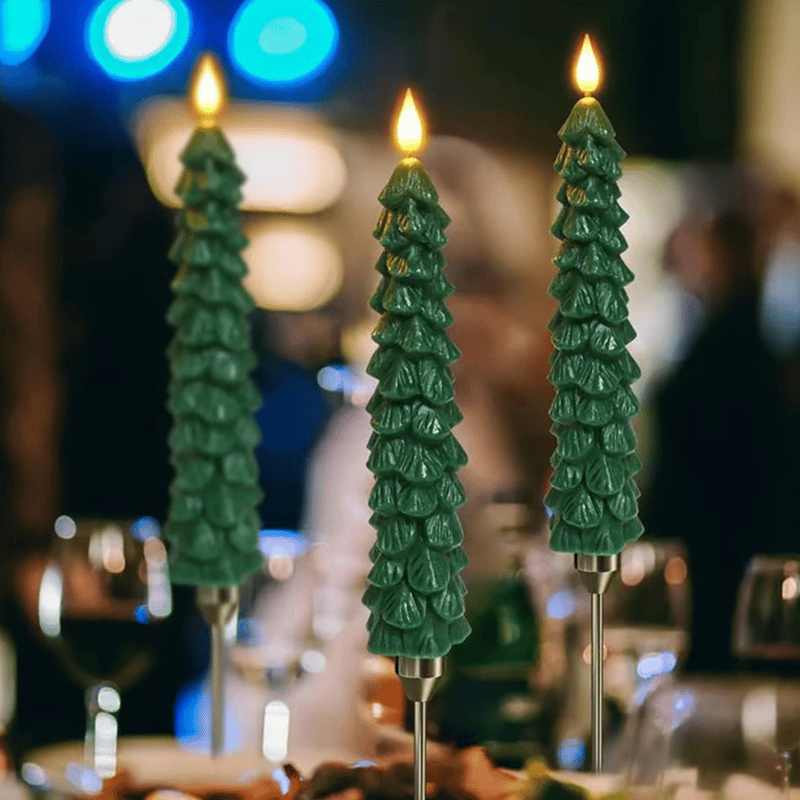 🎄Świece bezpłomieniowe świąteczne z pilotem i timerem