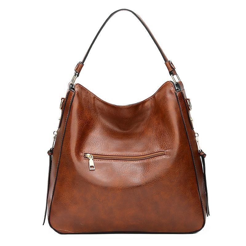 Luksusowa torebka typu hobo z zabezpieczeniem antykradzieżowym + BEZPŁATNY portfel-etui