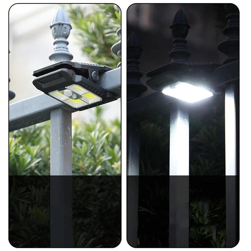 🌿 Lampa solarna z klipsem i czujnikiem ruchu – 🔥Kup 2 teraz i otrzymaj 1 gratis! Idealna do ogrodów, balkonów i tarasów! 🏡✨