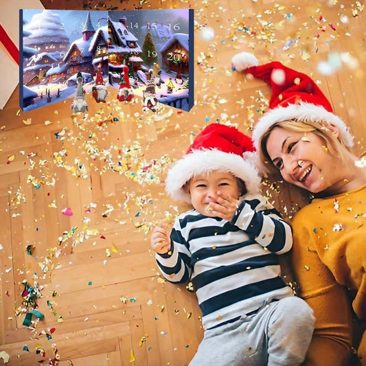 🎅 Kalendarz adwentowy na rok 2025 z elfami bożonarodzeniowymi
