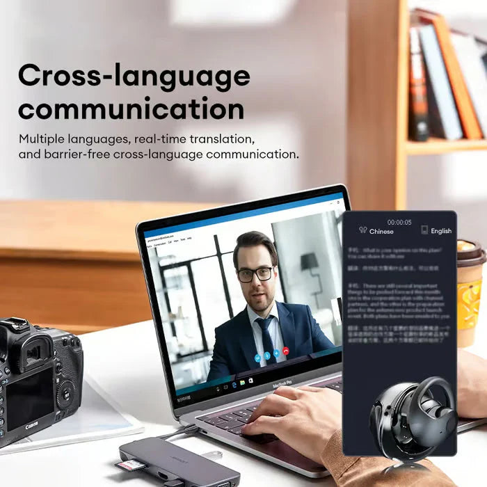 Słuchawki bezprzewodowe OWS Bluetooth 5.4 z tłumaczeniem AI (kompatybilne z systemami iOS i Android)