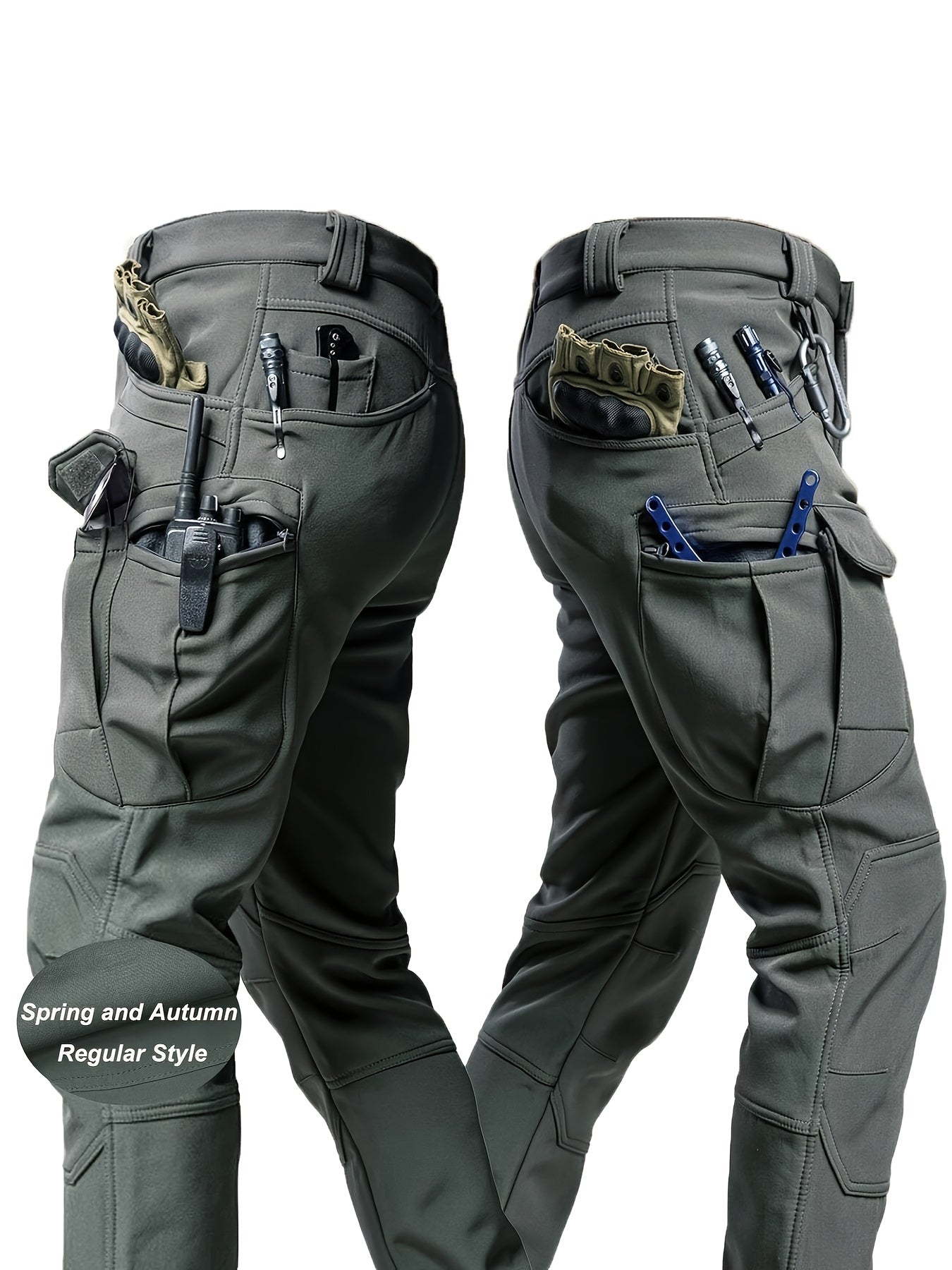 Męskie spodnie trekkingowe typu softshell outdoor