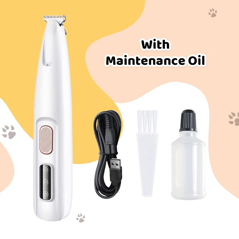 【Płatność za pobraniem】 Wodoodporna golarka akumulatorowa dla zwierząt ze światłem LED