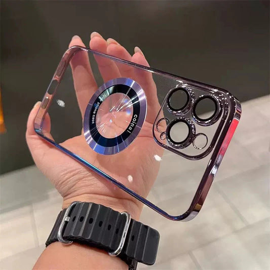✨Przezroczyste etui magnetyczne do iPhone'a