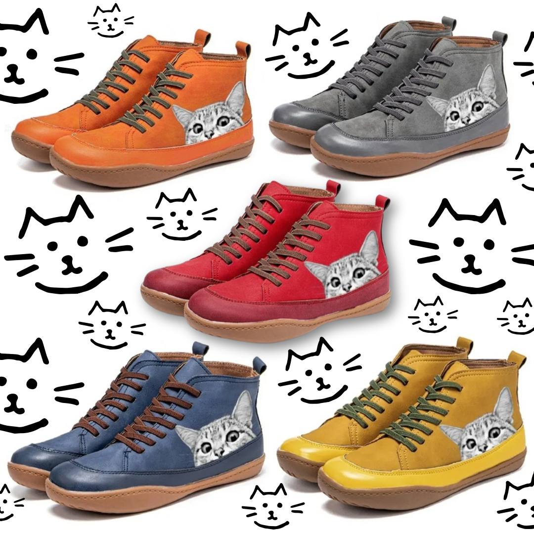 Ortopedyczne buty dla kotów😺 - Stopy w chmurach