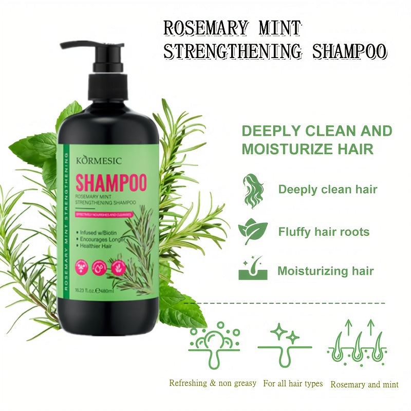 (🔥Kup 1, a 1 dostaniesz gratis🔥)Szampon rozmarynowo-miętowy