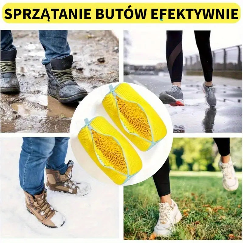Wytrzymałe worki do prania w pralce do każdego rodzaju obuwia