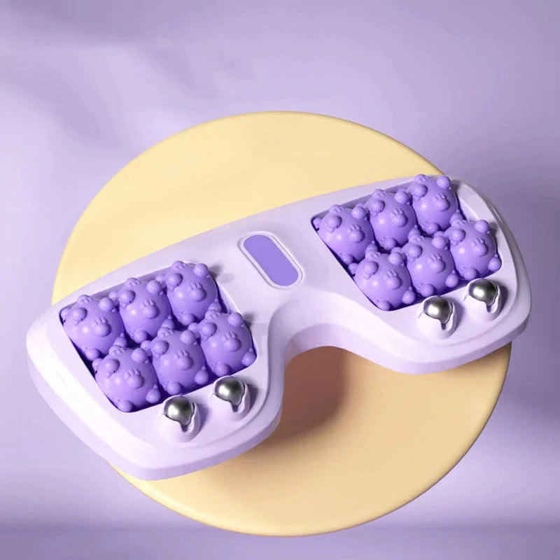 💜🦶 Przenośny podwójny wałek do masażu stóp💯