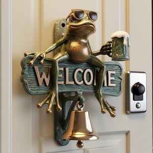 🐸Dzwonek Chill Frog WELCOME