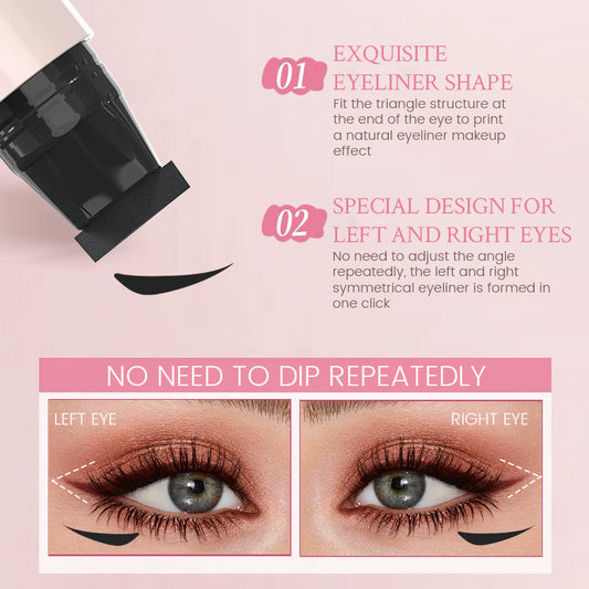 🔥Kup 1, a drugi dostaniesz gratis✨Jednoczęściowy stempel do eyelinera