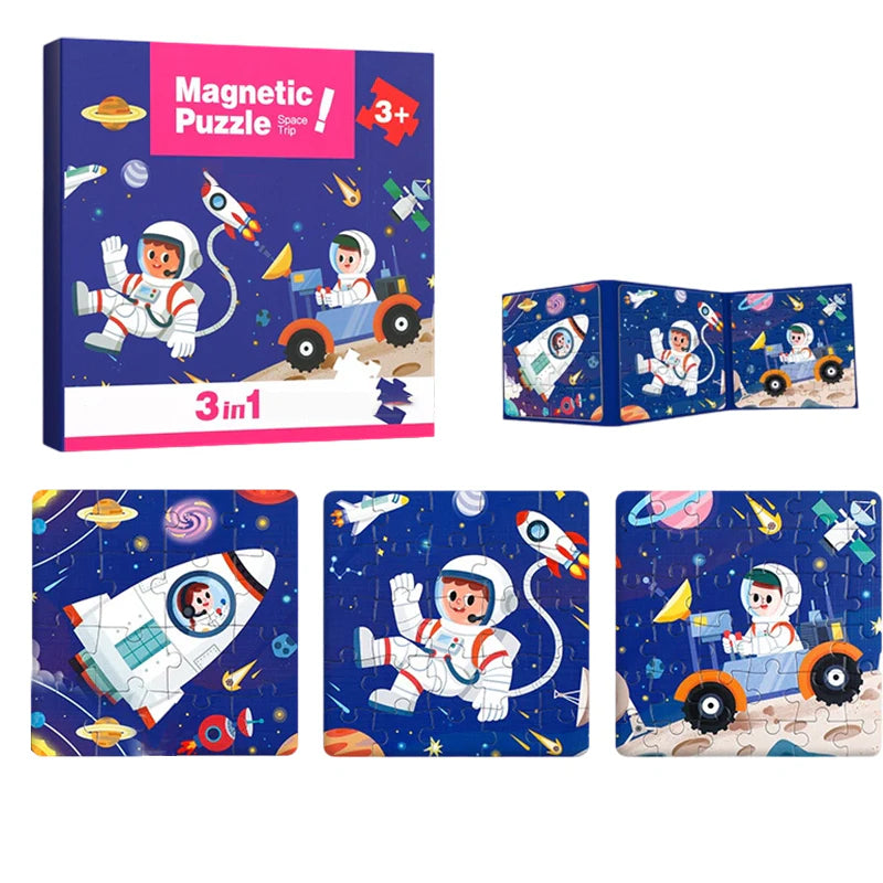 Puzzle magnetyczne dla dzieci