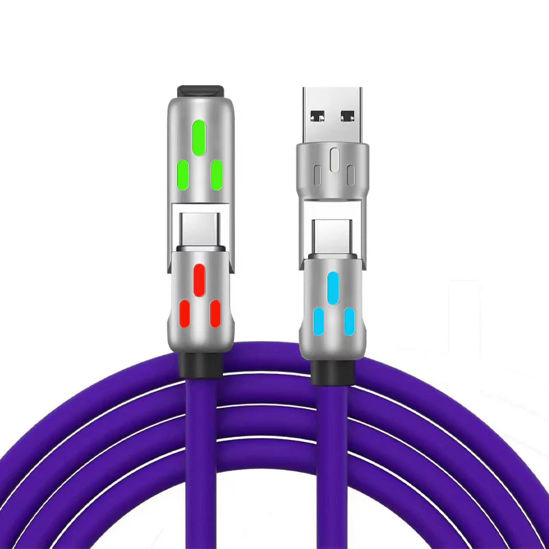 š Univerzalni RGB kabel 4 v 1 za hitro polnjenje