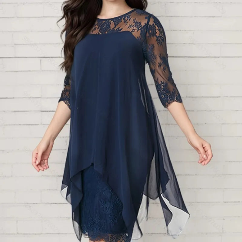 ✨Chiffon Lace Dress For Women