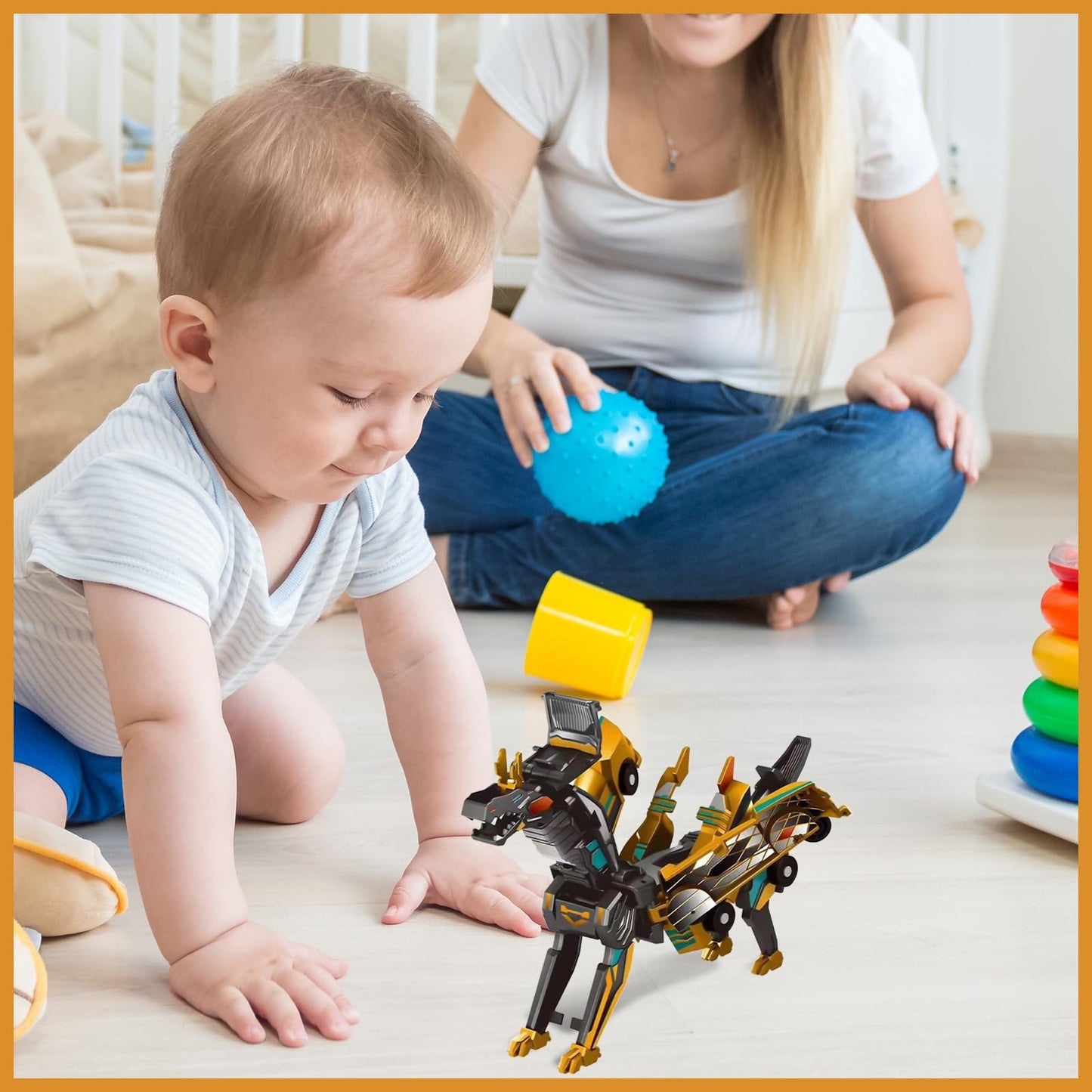 🎁Specjalna oferta z okazji Dnia Dziecka✨ Zabawka samochodowa 2 w 1 w kształcie smoka z funkcją zderzenia