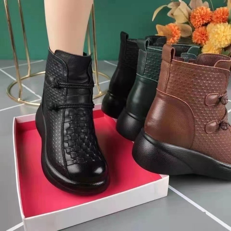 🔥Ostatnia promocja - 50% zniżki na damskie aksamitne botki retro