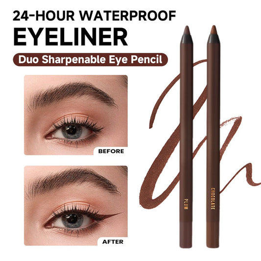 🌟24-godzinna wodoodporna kredka do oczu Duo Temperable Eye Pencil