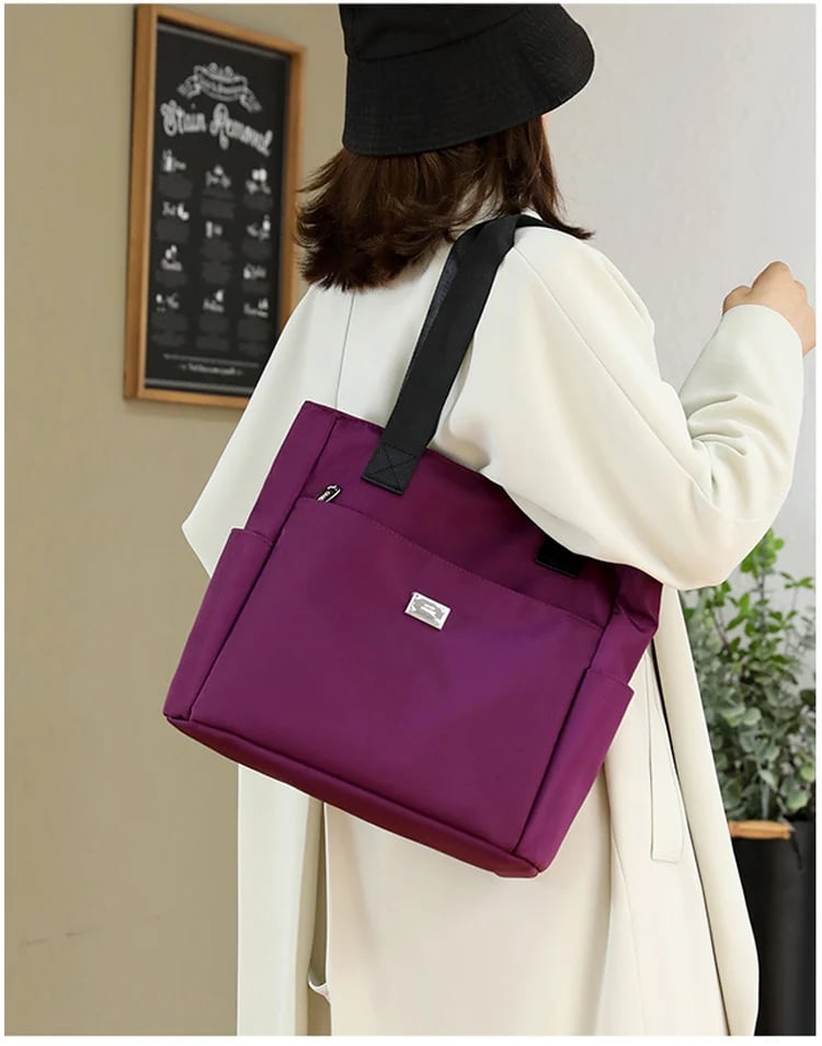 🔥Duża pojemność, wodoodporna, nylonowa torba na ramię z wieloma kieszeniami👜