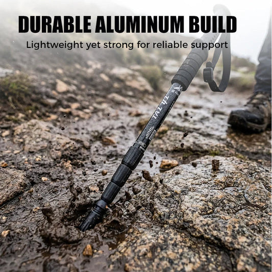 ⛰️Nastavljiva aluminijasta pohodna palica – trpežna, blaži udarce, lahka 🌲