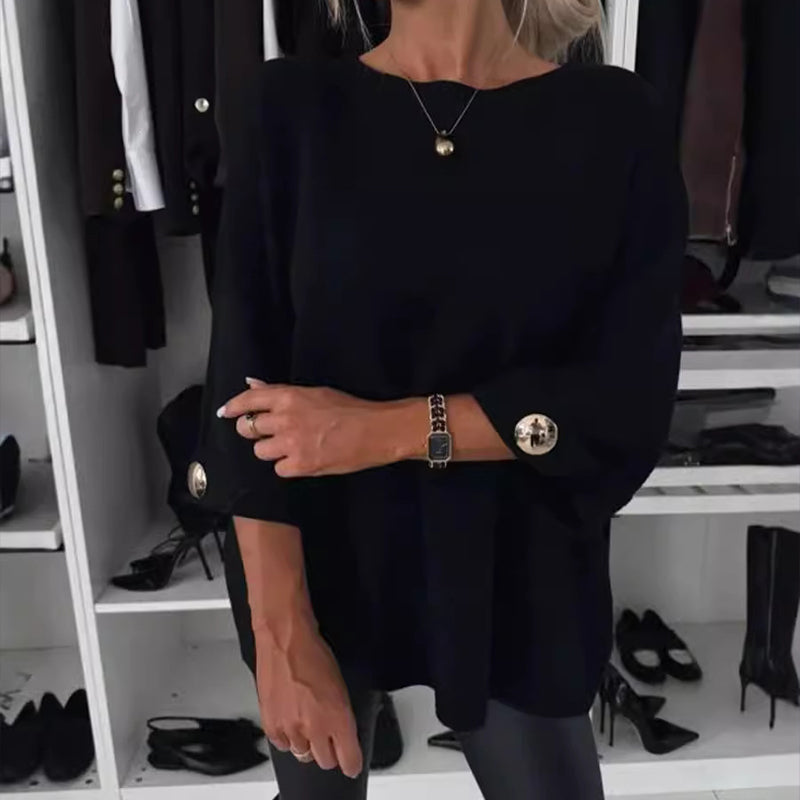 🎀Ograniczona wyprzedaż - 50% TANIEJ🎀Klasyczny damski top dzianinowy w jednolitym kolorze