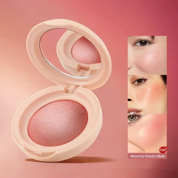 💖Letnia gorąca wyprzedaż – 49% TANIEJ – róż do policzków Bloom Up Baked Highlighting Blush
