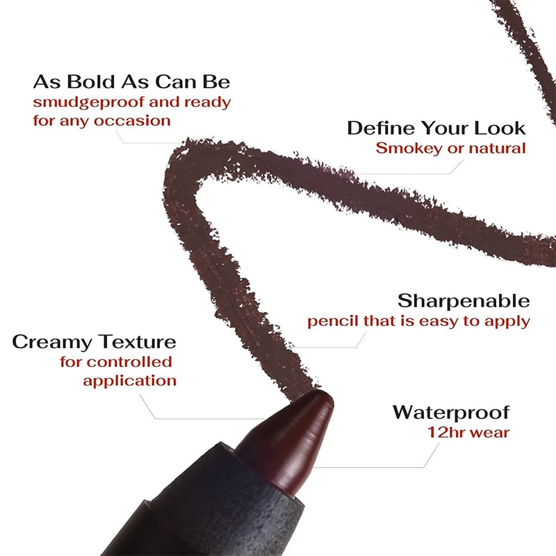 🌟24-godzinna wodoodporna kredka do oczu Duo Temperable Eye Pencil
