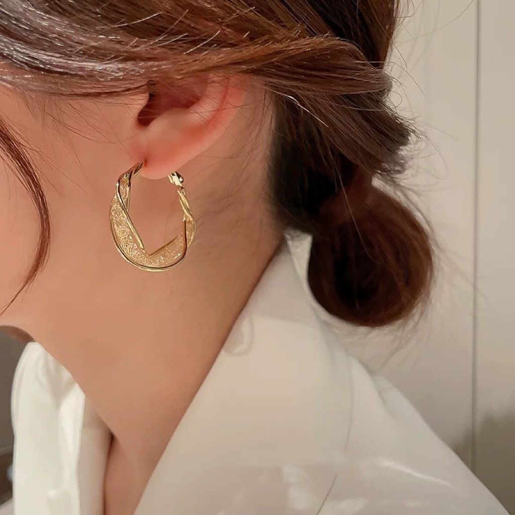 💕-S925 Modne kolczyki Twist