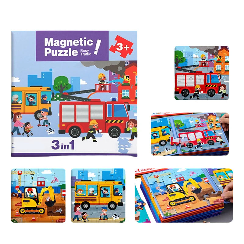 Puzzle magnetyczne dla dzieci