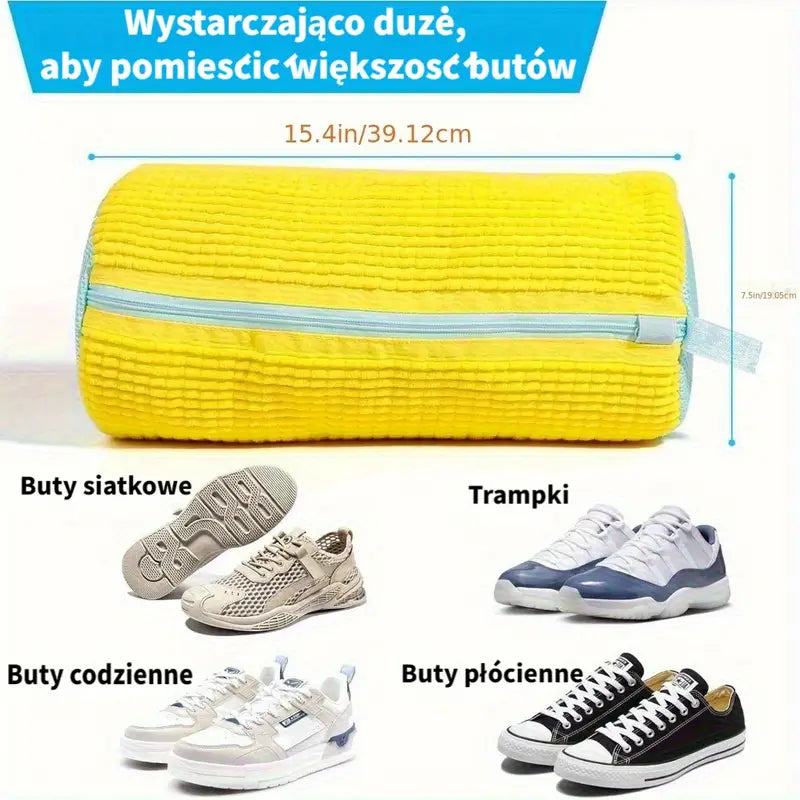 Wytrzymałe worki do prania w pralce do każdego rodzaju obuwia