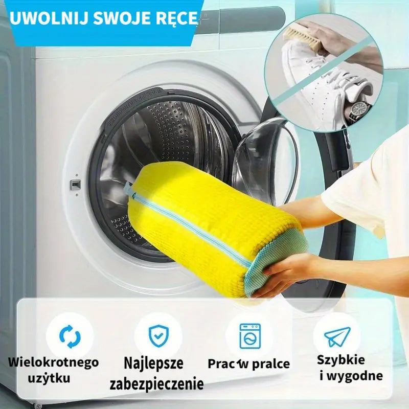 Wytrzymałe worki do prania w pralce do każdego rodzaju obuwia