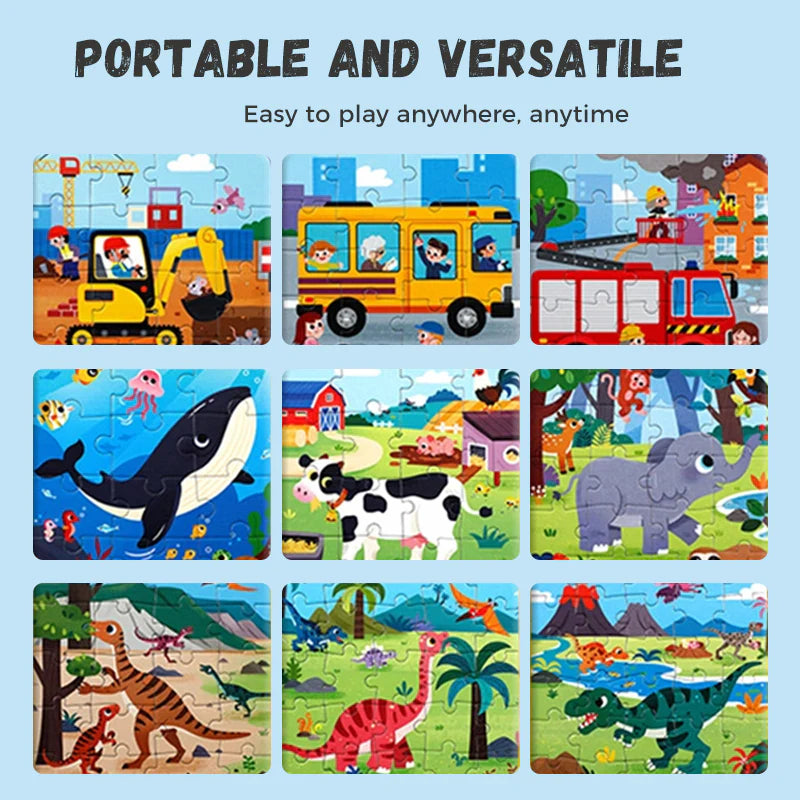 Puzzle magnetyczne dla dzieci