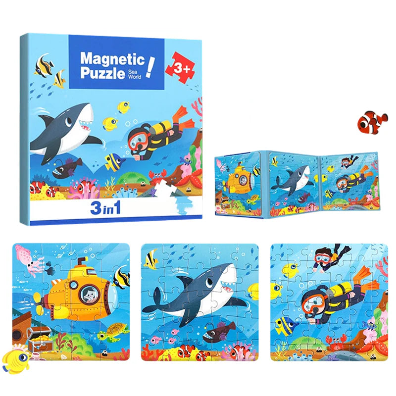 Puzzle magnetyczne dla dzieci