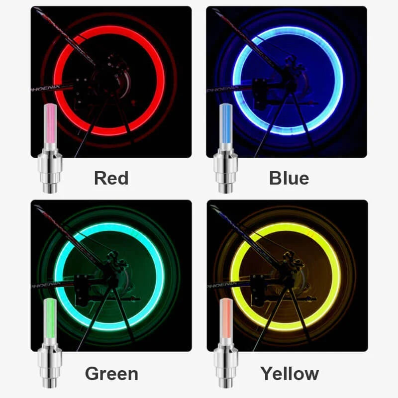 🌈 Wodoodporne światła rowerowe LED【✨ Kup 1, a 3 dostaniesz gratis】