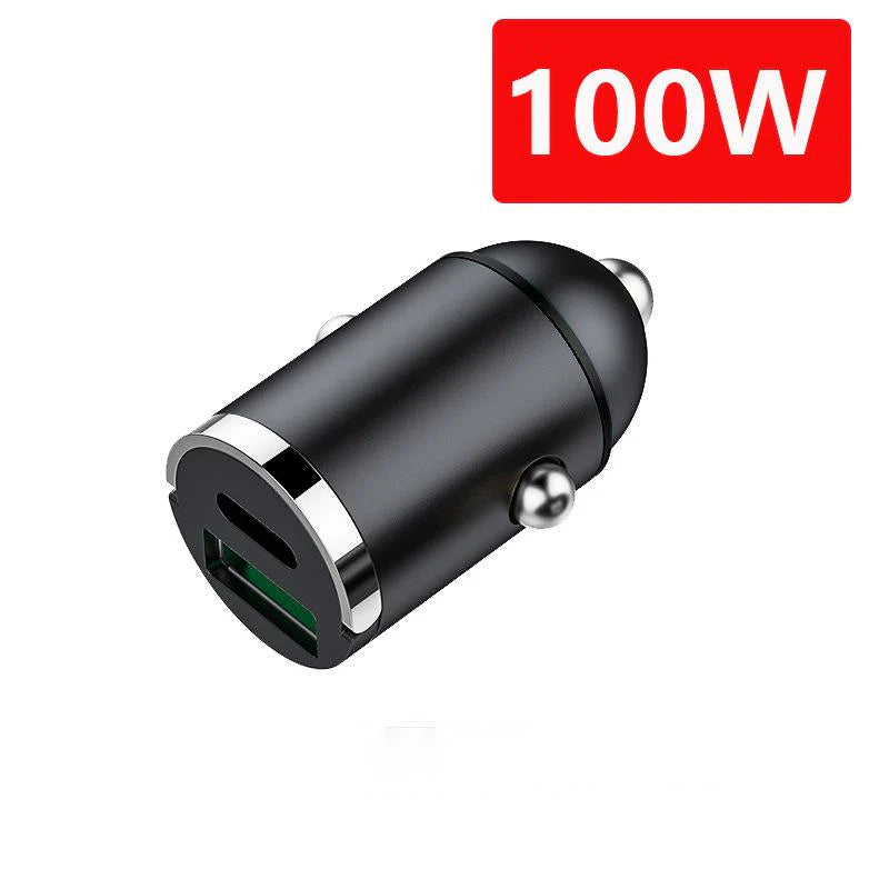 Inteligentna ładowarka samochodowa 100 W – podwójne szybkie ładowanie z inteligentną ochroną