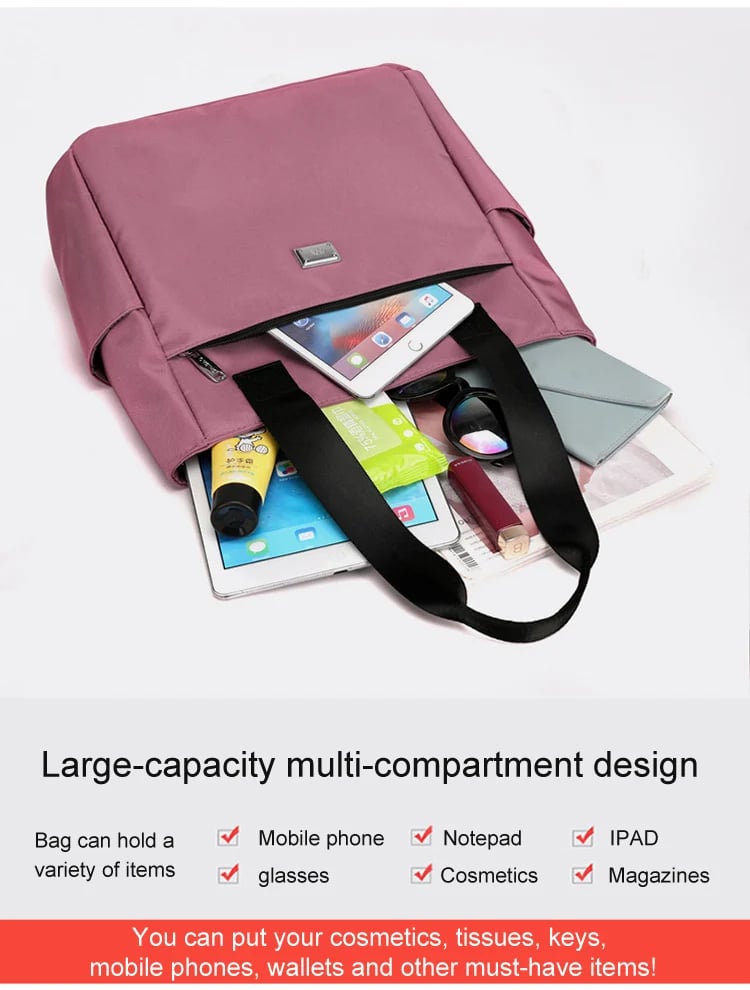 🔥Duża pojemność, wodoodporna, nylonowa torba na ramię z wieloma kieszeniami👜