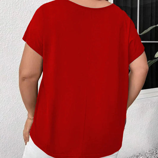 Ženska bluza z V-izrezom