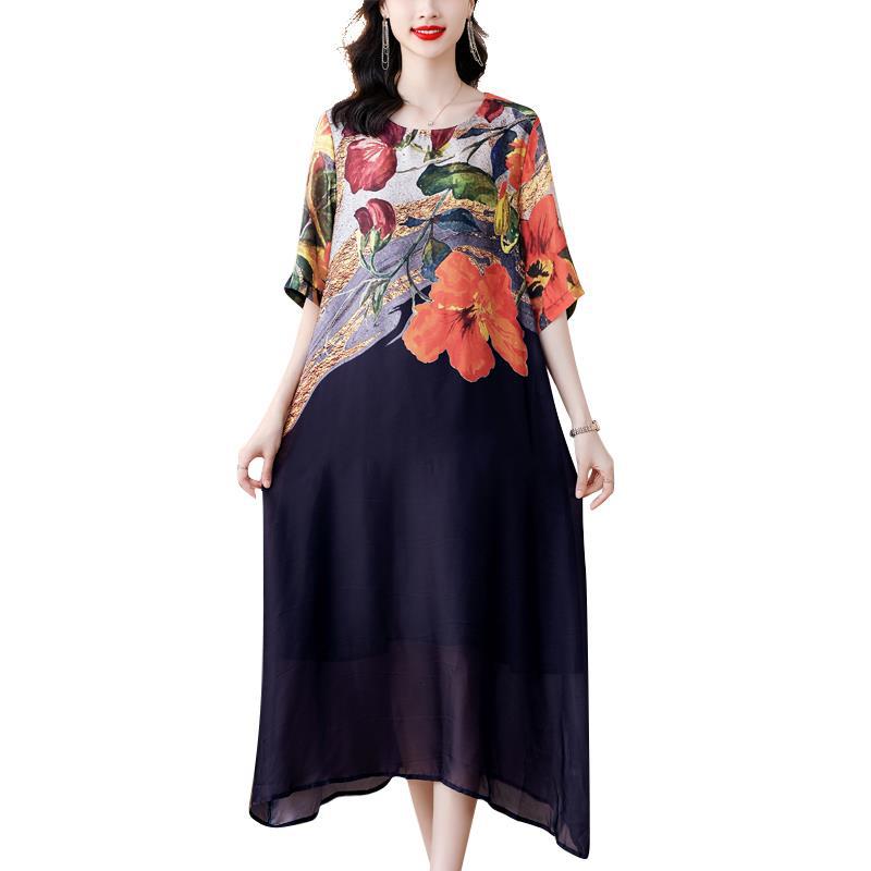 👗Eleganckie sukienki damskie w kwiaty w dużych rozmiarach