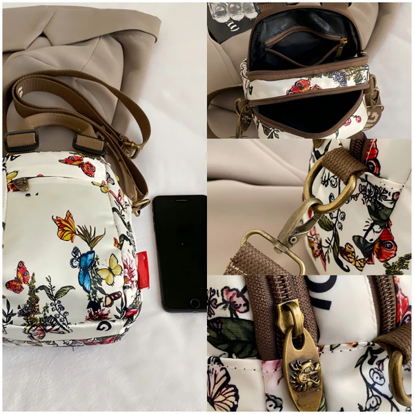 💥 Wielowarstwowa torba na ramię z nadrukiem 💕 Moda damska