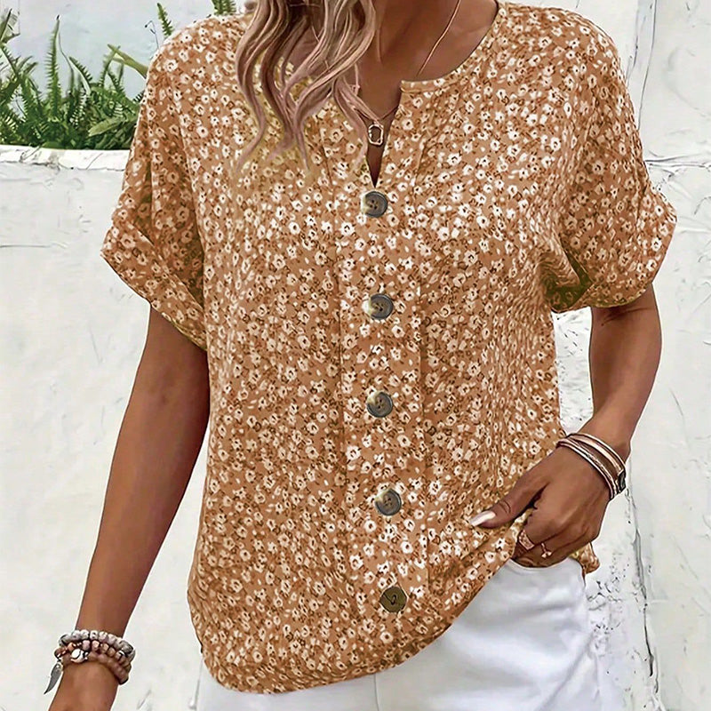 【XL-4XL】🌸Elegancka bluzka damska w kwiaty