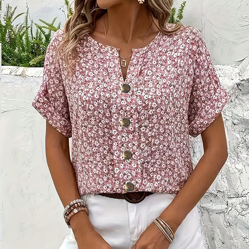 【XL-4XL】🌸Elegancka bluzka damska w kwiaty