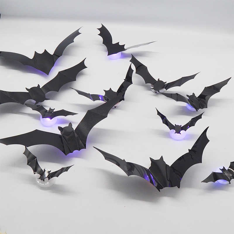 🦇Świecące nietoperze 3D na Halloween