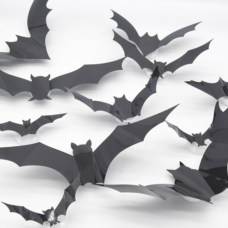 🦇Świecące nietoperze 3D na Halloween
