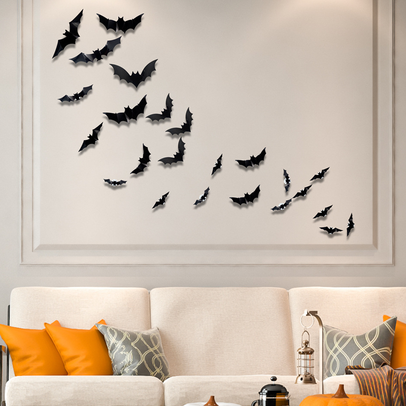 🦇Świecące nietoperze 3D na Halloween