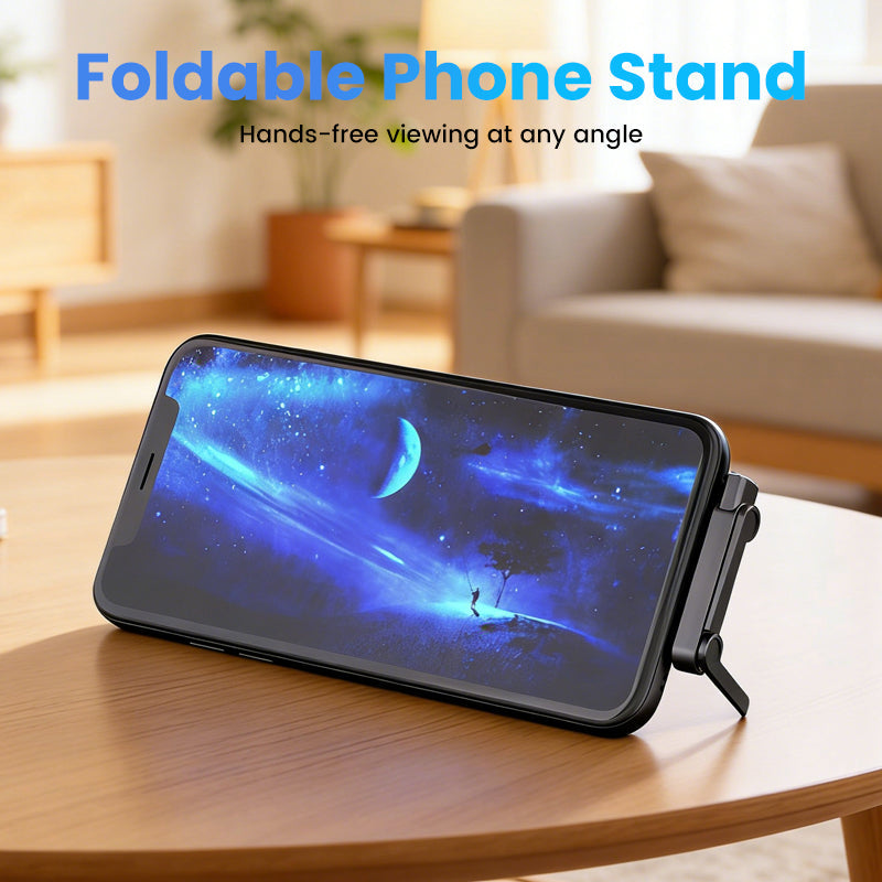 Adapter za hitro polnjenje z držalom za mobilni telefon, ki se lahko zasuka za 360°