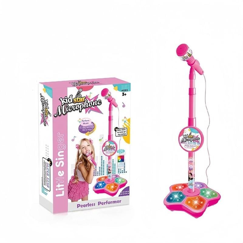 🎅Gorąca wyprzedaż świąteczna 60% zniżki🎁 Zabawka mikrofonowa, zabawka karaoke z oświetleniem
