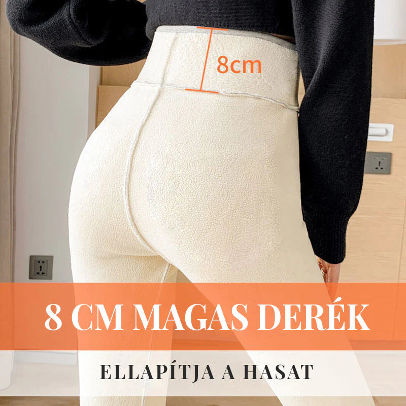 Modne damskie termiczne spodnie z kaszmiru skinny