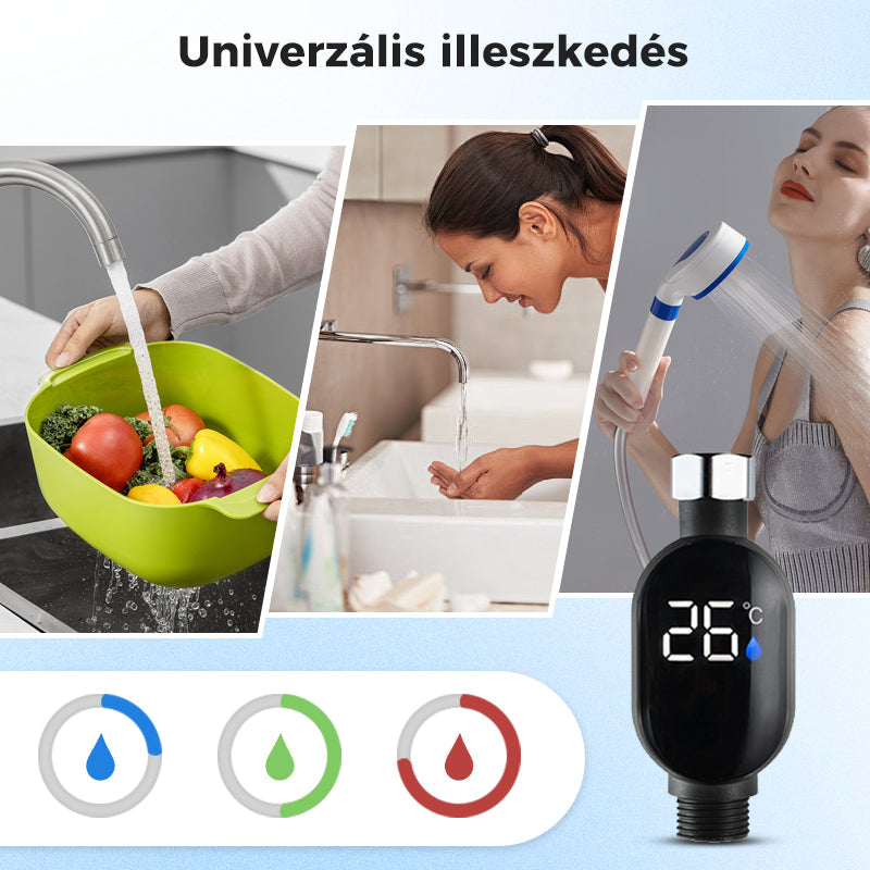 🌈2+2 BREZPLAČNO🚿 Prikazovalnik temperature v tušu – varno kopanje za otroke in starejše！