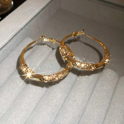 ✨️Cirkelörhängen med zirkoni