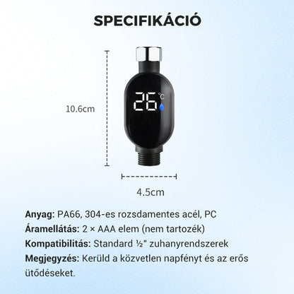 🌈2+2 BREZPLAČNO🚿 Prikazovalnik temperature v tušu – varno kopanje za otroke in starejše！
