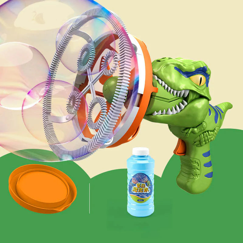 🎁✨ Električni stroj za pihanje velikih mehurčkov z verigo – Neprestano čarobno doživetje, osupljiv pogled 🌿🦖